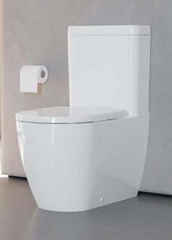 BAÑOS SANITARIOS RONDE SANS REBORD PACK BTW BLANCO BRILLO